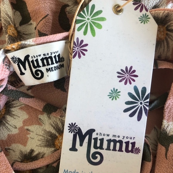 NEW Show Me Your Mumu Daisy Victoria Mini Dress - Picture 15 of 15